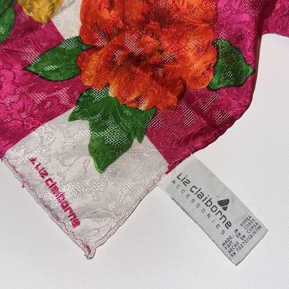 LIZ CLAIBORNE Women's Polyester Floral Scarf